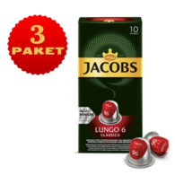 Jacobs Lungo 6 Classico Kapsül Kahve 3 Paket