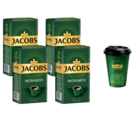 Jacobs Monarch Filtre Kahve 250 Gr 4 Paket + Thermo Mug Hediyeli