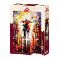 Art Puzzle Şemsiye Altındaki Aşk Puzzle 500 Parça 5090