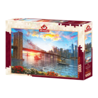 Art Puzzle New York'ta Günbatımı Puzzle 1000 Parça 5185