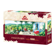 Art Puzzle Verandadaki Misafir Panorama Puzzle 1000 Parça 5349