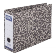 Kraf Karton Telgraf Klasör Geniş 5'li Paket - A5 boyutunda belgeler için uydundur