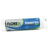 Florex Çöp Torbası 80 gr 55 X 60 Orta Boy Siyah