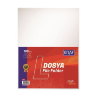 Kraf 1011 L-Dosya A4 Şeffaf Poşet 100'lü