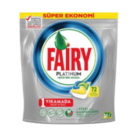 Fairy Platinum Bulaşık Makinası Tablet 72'li