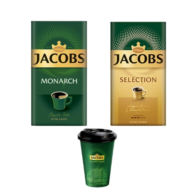 Jacobs Monarch 250 Gr Filtre Kahve + Selection Filtre Kahve 250 Gr Thermo Cup Hediyeli
