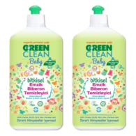 U Green Clean Baby Organik Portakal Yağlı Bitkisel Biberon ve Emzik Temizleyici 500 Ml 2'li