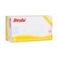 Beybi Latex Pudrasız Eldiven L Beyaz