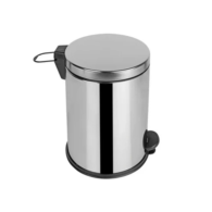 Krom Pedallı Çöp Kovası 30 Lt