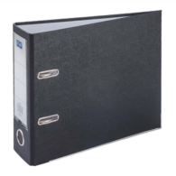 Kraf 1035 Telgraf Klasör Geniş Siyah - A5 boyutunda belgeler için uydundur