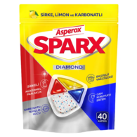 Asperox Sparx Diamond Bulaşık Makinası Tableti 40'lı Asperox Sparx Diamond Bulaşık Makinası Tableti 40'lı