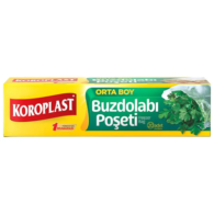 Koroplast Orta Boy Buzdolabı Poşeti 24x38 Cm 20'li