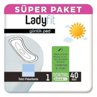 Ladyfit Süper Günlük Ped Normal 40'lı