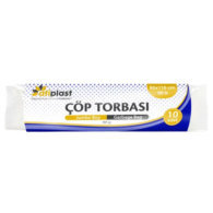 Ersopack-Atiplast Çöp Torbası Jumbo 300 gr 80 cm x 110 cm Siyah 10’lu