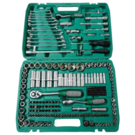 Profesyonel 72 Diş 216 Parça Lokma Takımı 1/2" 1/4" 3/8" Cırcırlı