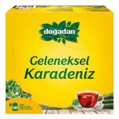 Doğadan Geleneksel Karadeniz Bardak Poşet Çay 2 Gr 100'lü
