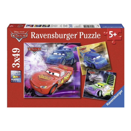 Ravensburger Disney Arabalar 3x49 Parça Puzzle 093052
