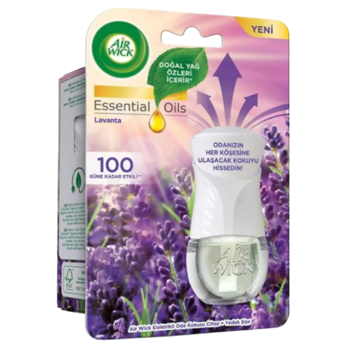 Air Wick Elektrikli Oda Kokusu Cihaz + Yedek Şişe Kit 19 Ml Lavanta
