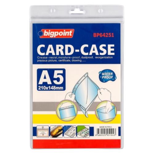 Bigpoint Kilitli Kart Poşeti 148 x 210 Mm Dikey A5 10'lu