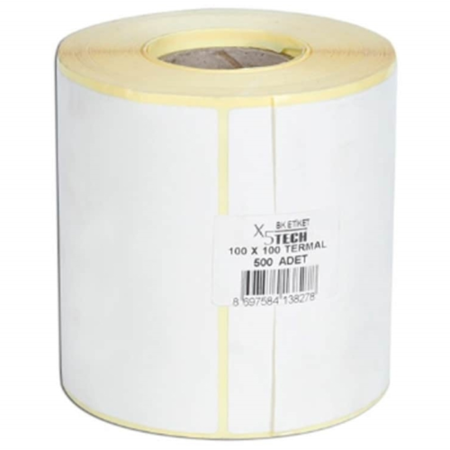 Bk Termal Etiket 100x100 mm 500'lü Rulo