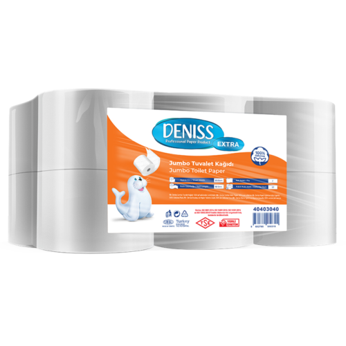 Deniss 40403040 Extra JumboTuvalet Kağıdı 4Kg 92 Mt12'li