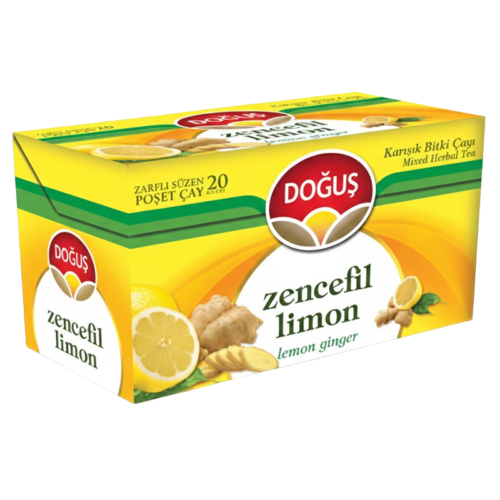 Doğuş Zencefil Limon Bitki Çayı 2gr 20'li Doğuş Zencefil Limon Bitki Çayı 2gr 20'li
