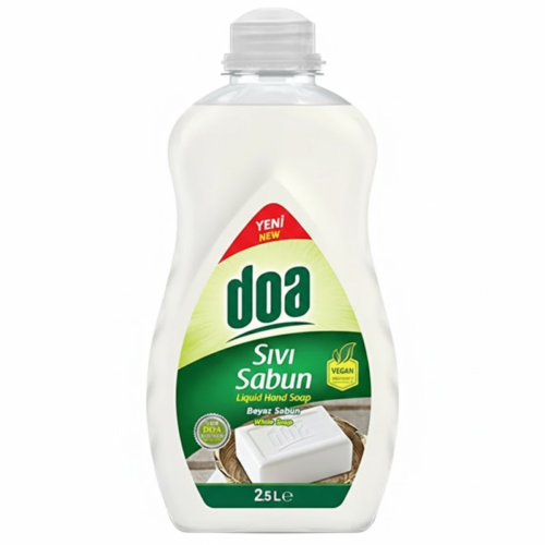 Doa Sıvı Sabun 2500 Ml Beyaz Sabun Kokulu Doa Sıvı Sabun 2500 Ml Beyaz Sabun Kokulu