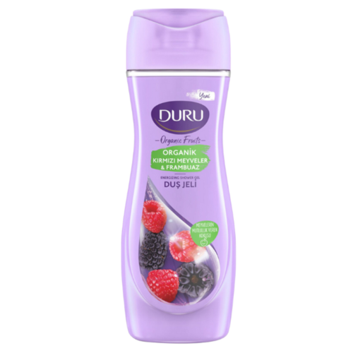 Duru Organic Fruits Kırmızı Meyveler & Frambuaz Duş Jeli 450 Ml Duru Organic Fruits Kırmızı Meyveler & Frambuaz Duş Jeli 450 Ml