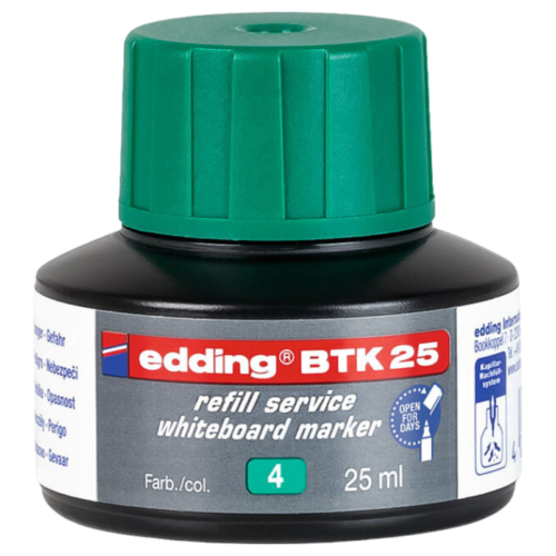 Edding BTK25 Tahta Kalemi Mürekkebi 25 Ml Yeşil Edding BTK25 Tahta Kalemi Mürekkebi 25 Ml Yeşil