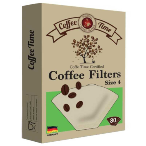 Coffee Time No: 4 Filtre Kahve Kağıdı 80'li Coffee Time No: 4 Filtre Kahve Kağıdı 80'li