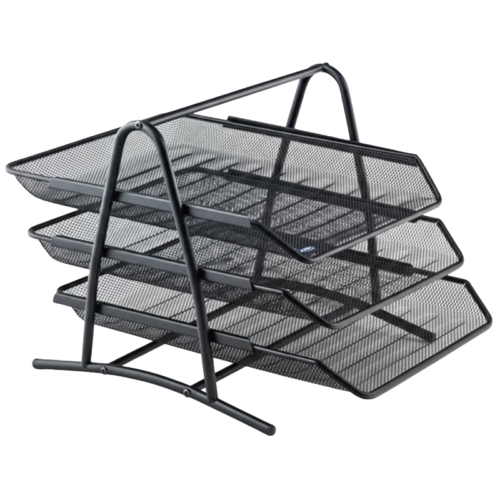 Mas Bion 9309 Perfore Evrak Rafı 3 lü Siyah