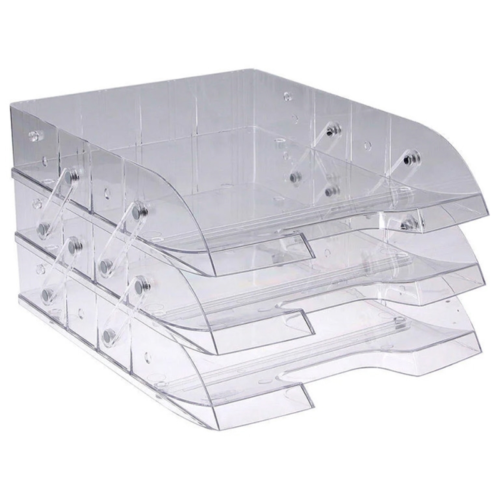 Ente Evrak Rafı 3'lü Hareketli Şeffaf Ente Evrak Rafı 3'lü Hareketli Şeffaf