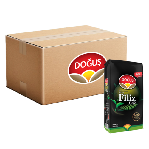 Doğuş Siyah Filiz Dökme Çay 1000 Gr 12'li Doğuş Siyah Filiz Dökme Çay 1000 Gr 12'li