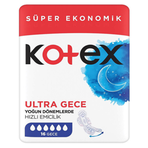 Kotex Ultra Gece Hijyen Ped 16'lı