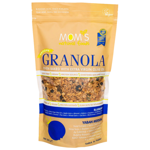 Mom 's Natural Foods Granola 360 Gr Yaban Mersini