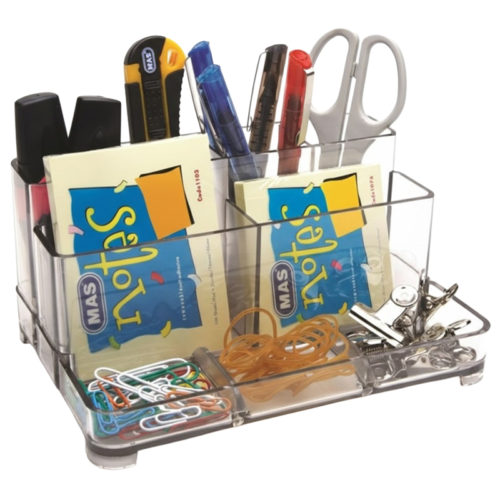 Mas 810 Masaüstü Organizer Şeffaf