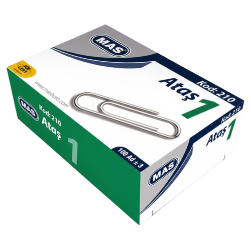 Mas 210 Nikel Kaplı Ataş No:1 100 Adet