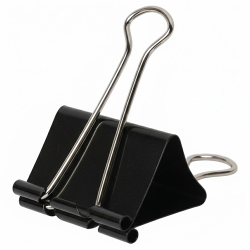 Mas 925 Omega Çelik Kıskaç 25 mm Siyah 12'li Paket