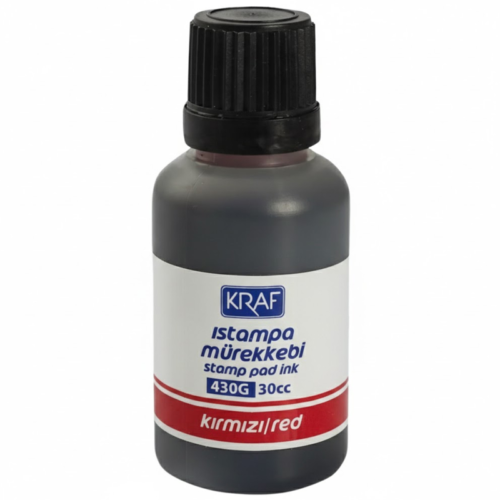 Kraf Istampa Mürekkebi 30 cc Kırmızı