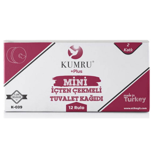 Eti Kumru Plus Mini İçten Çekmeli Tuvalet Kağıdı 12li Eti Kumru Plus Mini İçten Çekmeli Tuvalet Kağıdı 12li