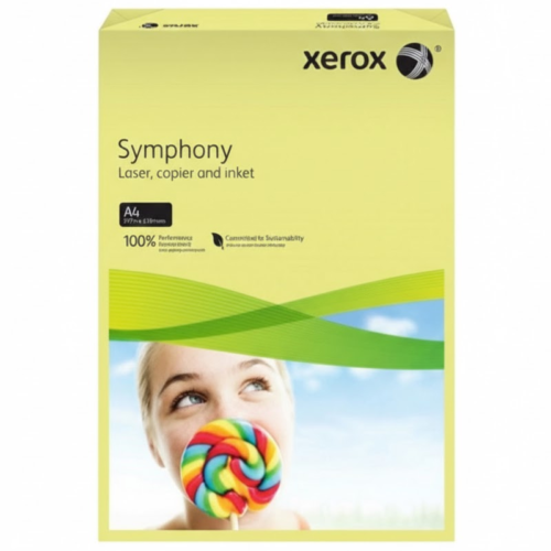 Xerox Symphony Fotokopi Kağıdı A4 80 gr Sarı 500 Sayfa