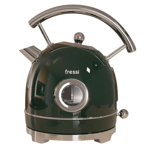 Fressi FR-KT06 Magnoli Isı Göstergeli Retro Kablosuz Kettle 1,8 Lt Yeşil