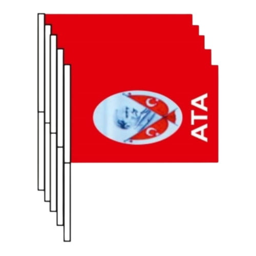 Buket BKT 302 Sopalı Atatürk Bayrağı 22x32 40'lı Buket BKT 302 Sopalı Atatürk Bayrağı 22x32 40'lı