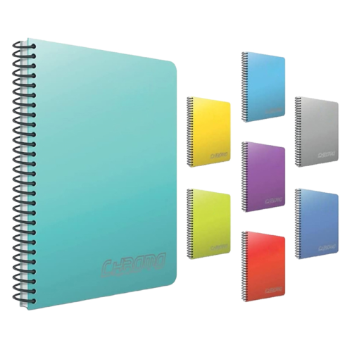 Gıpta Chromo Defter Çizgisiz Spiralli PP Kapak 21 cm x 29.7 cm 80 Yaprak