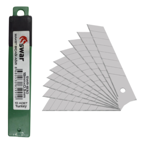 Swar Geniş Maket Bıçağı Yedeği Swar Geniş Maket Bıçağı Yedeği