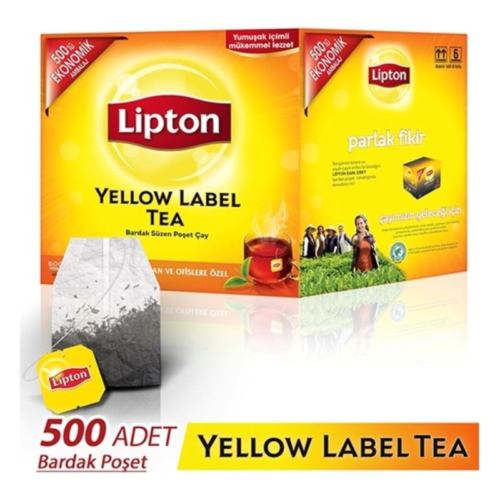 Lipton Yellow Label Bardak Poşet Çay 500'lü