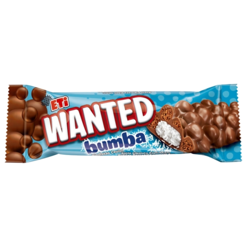 Eti Wanted Bumba Çikolata 20 gr 24'lü  Hindistan Cevizli