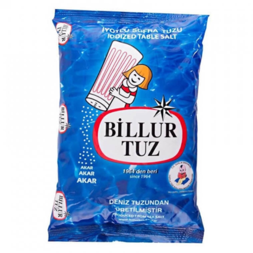 Billur Poşet Tuz 750 gr