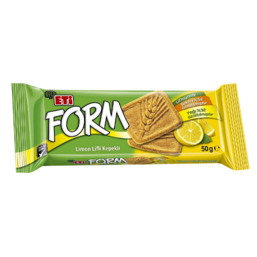 Eti Form Bisküvi 50 Gr Limon Lifli 24'lü