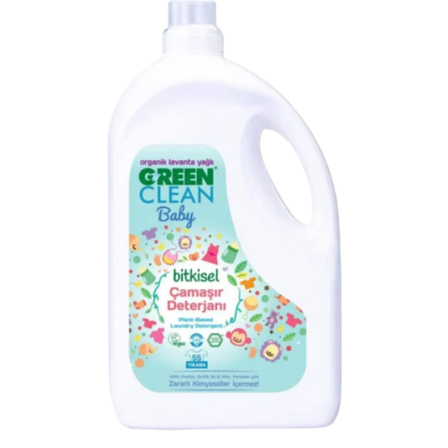 U Green Clean Baby Organik Lavanta Yağlı Bitkisel Çamaşır Deterjanı 2,75 Lt